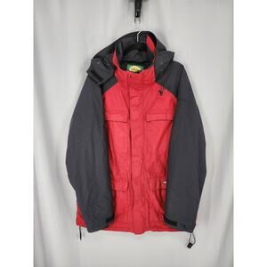 Cabela's Dry-Plus Jacket Bibs Set Mens XLT Tall Red Waterproof Fishing Hunting